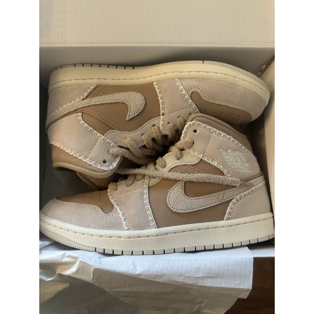 Nike Air Jordan 1 Mid SE "Cozy Girl" Orewood Brown HV4269-200 Women's Sizes NEW